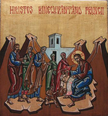 CHRIST blessing  children - Claudiu Victor Gheorghiu