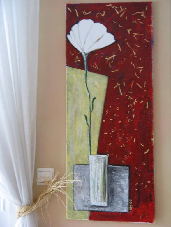 Fleur dans un vase - André Martinez - Cliquer pour afficher en grand