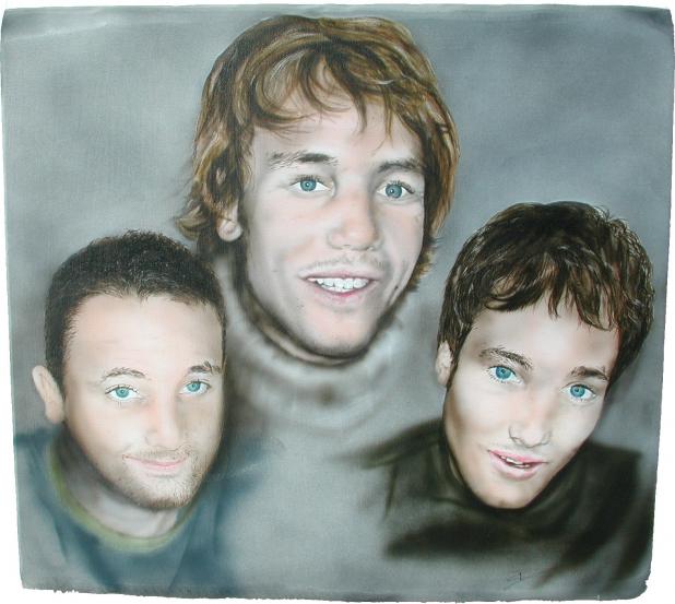 Les trois - Corinne Dunand - Click to enlarge