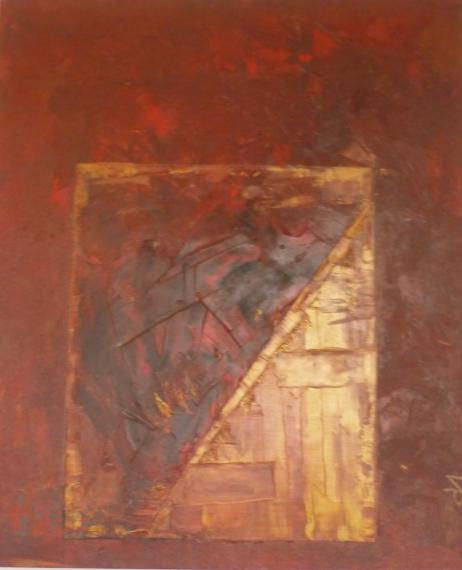 Red and gold - Nelly Pendu