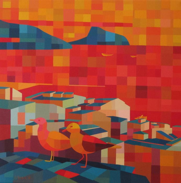 On the roofs of Altea - Nina Govedarica - Click to enlarge