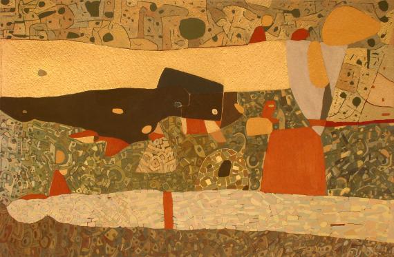golden snake in the forest - Nina Govedarica