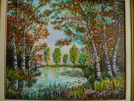 étang en  forêt - Luc Baverel