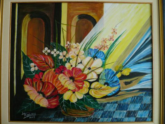 hall fleuri - Luc Baverel