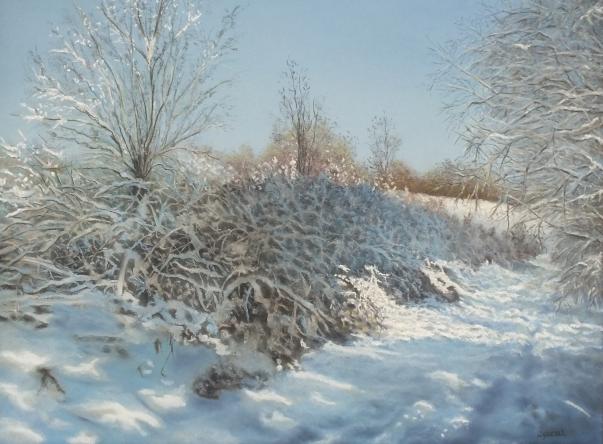 éclairage hivernal - jean Grézel - Cliquer pour afficher en grand