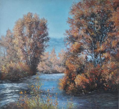 automne sur la Creuse - jean Grézel
