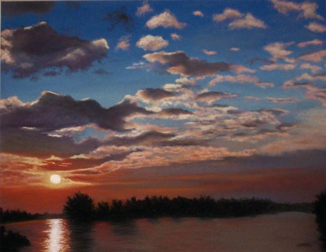 couchant sur vassivière - jean Grézel - Click to enlarge