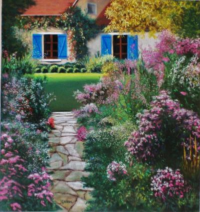coté jardin - jean Grézel