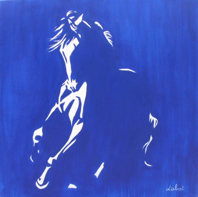 Cheval fougueux 2 - Nathalie Labat - Cliquer pour afficher en grand