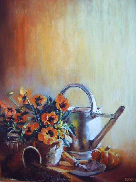 Arrosoir et pensées - Alain Roche