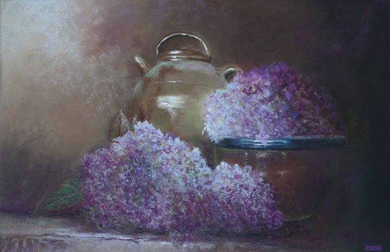 Les hortensias - Alain Roche - Click to enlarge