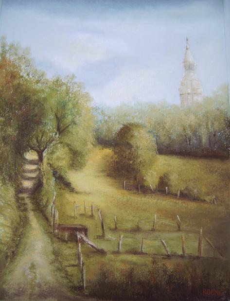 Accès pédestre à Notre Dame de Lorette(France) - Alain Roche