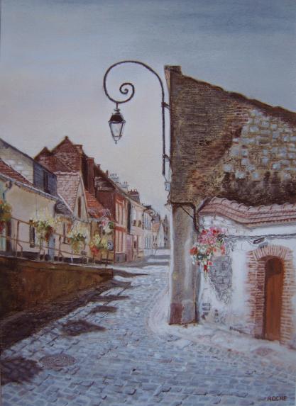 Rue de Montreuil sur Mer en France - Alain Roche