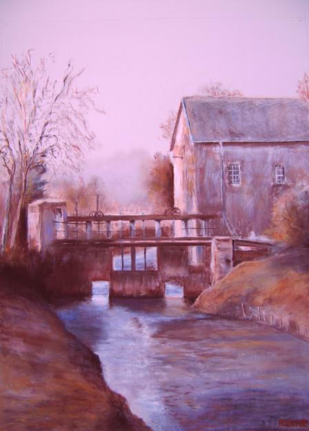 Moulin à eau de wavrans sur ternoise en amont - Alain Roche