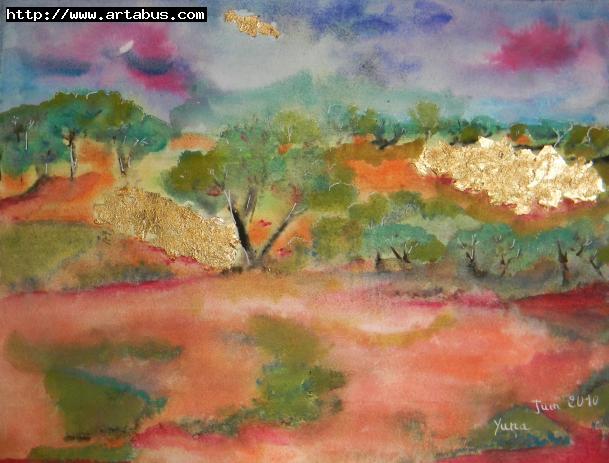 Paysage - Yuna Parmentier - Cliquer pour afficher en grand