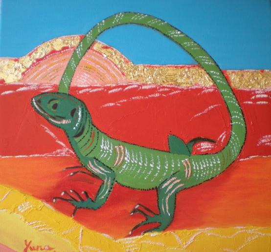 Si j'étais...je serais un lézard souriant - Yuna Parmentier