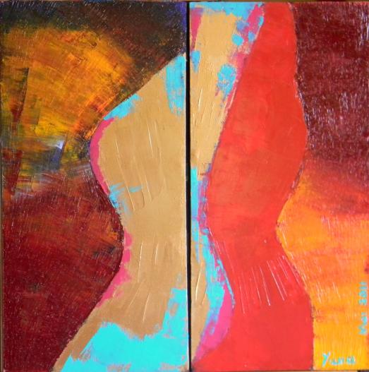 In the heat of these exchanges - Yuna Parmentier