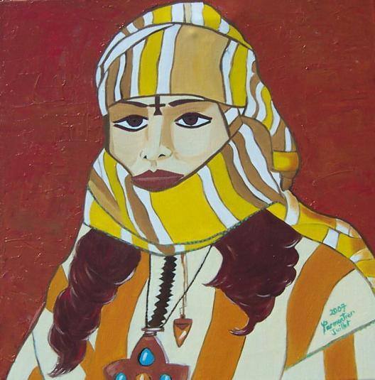 Femme du désert - Yuna Parmentier