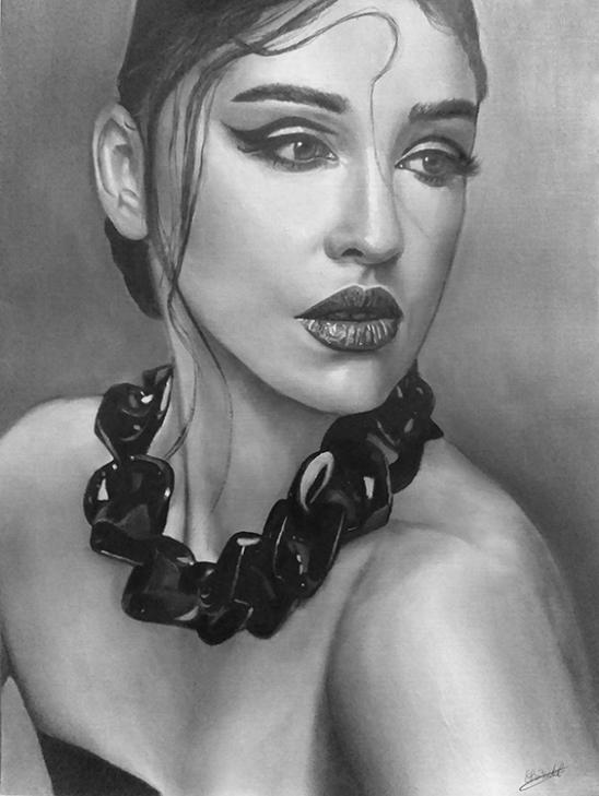 La fille au collier - Chris Pastel