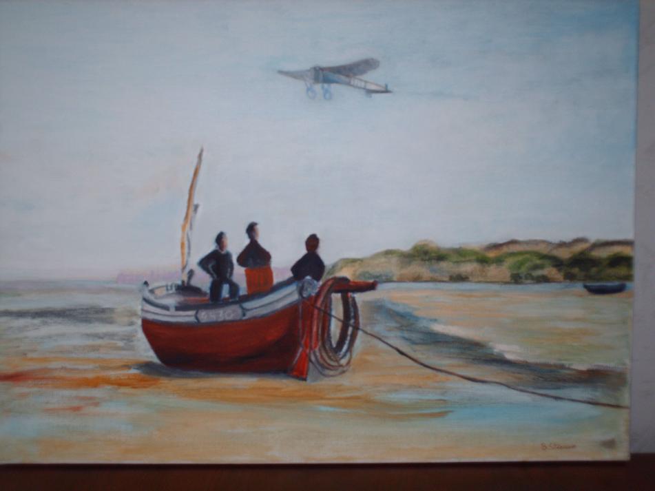 bleriot la traversée - Brigitte Stienne - Cliquer pour afficher en grand
