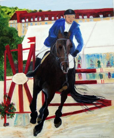 course equestre Hardelot - Brigitte Stienne