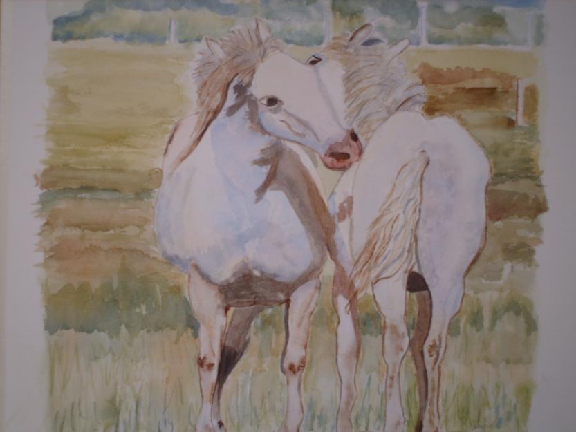 les chevaux - Brigitte Stienne - Cliquer pour afficher en grand