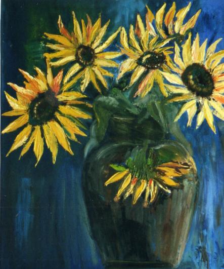 les tournesols - Brigitte Stienne
