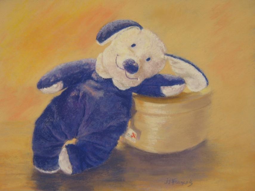 le repos de  Nounours - Josette François - Click to enlarge