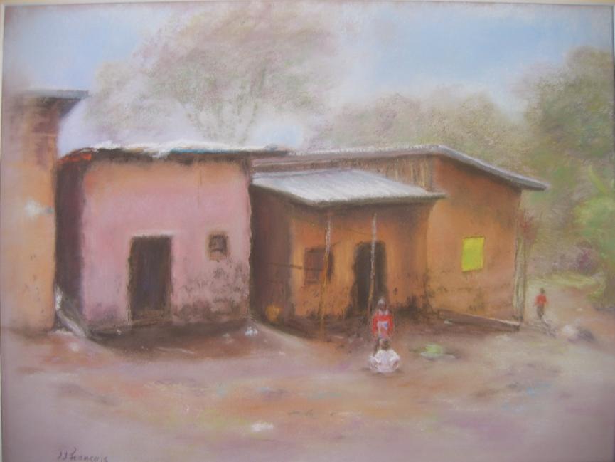village d'Ethiopie - Josette François - Click to enlarge