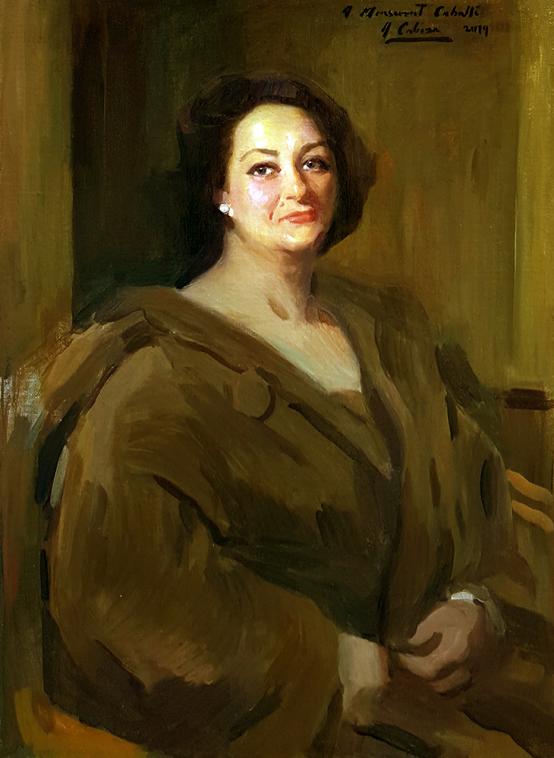 Montserrat Caballé - Pintor Alejandro Cabeza - Alejandro Cabeza