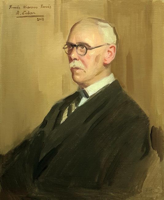 Tomás Navarro Tomás - Pintor Alejandro Cabezaor - Alejandro Cabeza