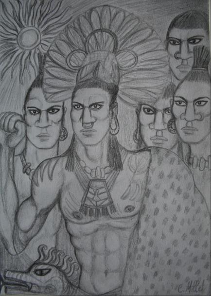 Homenaje a la civilizacion azteca - Cindy Millet