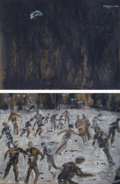 Les Patineurs - Nicole Thévenon