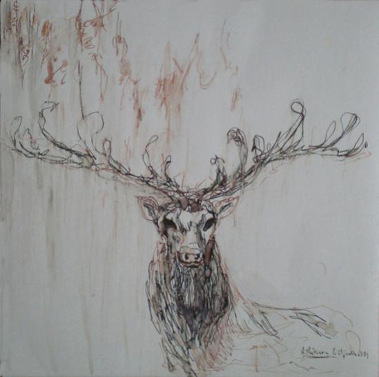 Le Cerf - Nicole Thévenon