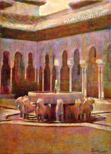 Patio de los Leones (Alhambra) - Emilio Pérez Romero