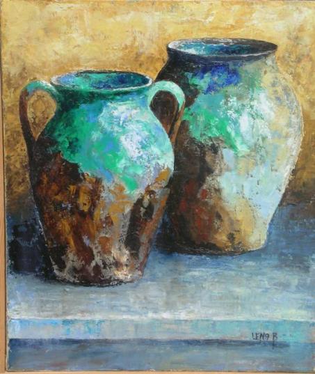 Deux cruches 1 - Lena Bregeon