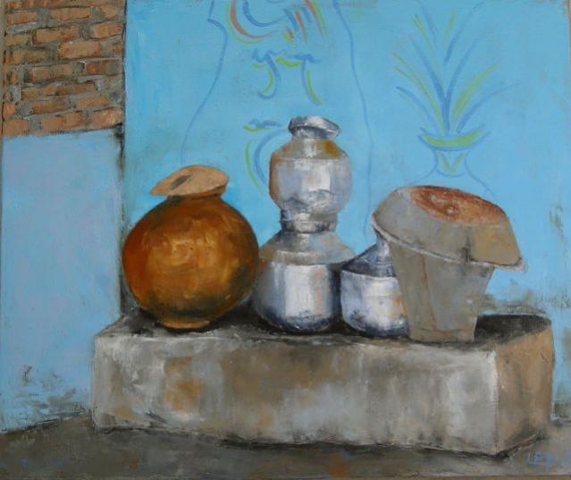 chez la potière en Inde 1 - Lena Bregeon - Click to enlarge