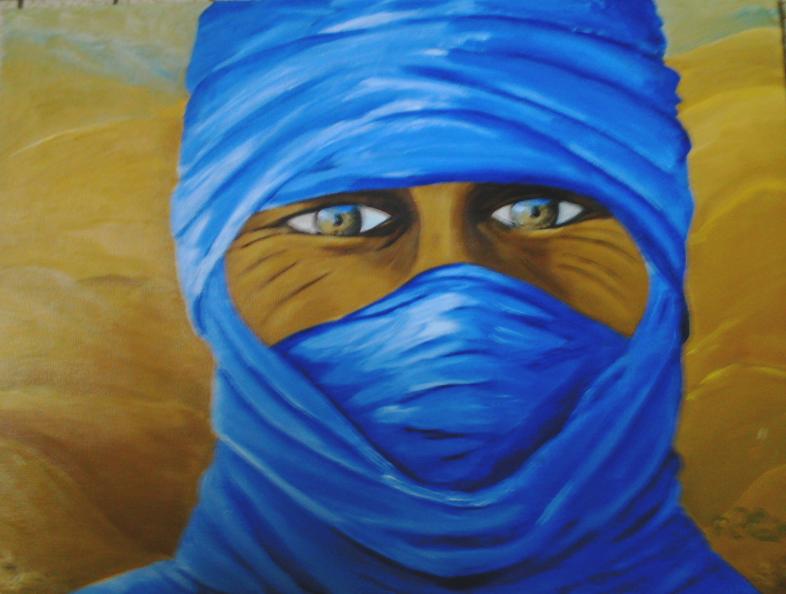 Homme bleu - Frelon Claire - Cliquer pour afficher en grand