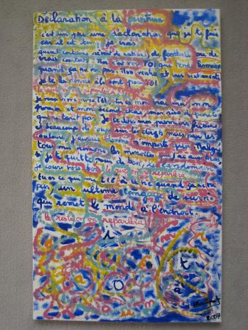 déclaration à la peinture - Hélène Taillant