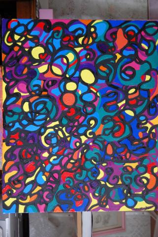 des courbes et des couleurs - Hélène Taillant