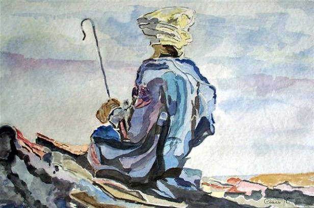 Solitude du gardien - Nicole Claes - Cliquer pour afficher en grand