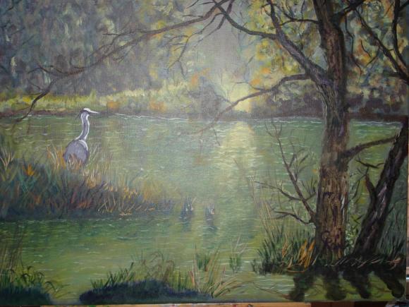 Heron Hunting - Ron Castle - Click to enlarge