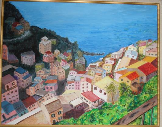 Roof tops of Riomaggiore - Ron Castle
