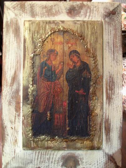 ANNUNCIATION FROM SINAI - Magdalene Theocharis