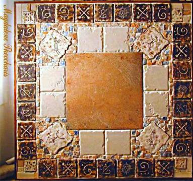 CAVE ART MOSAIC TABLE - Magdalene Theocharis