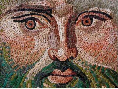 SEA GOD FROM CONSTANTINOPLE. DETAIL - Magdalene Theocharis