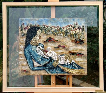 MADONNA OF CYPRUS - AFTER GIORGIOS GIORGIOU - Magdalene Theocharis