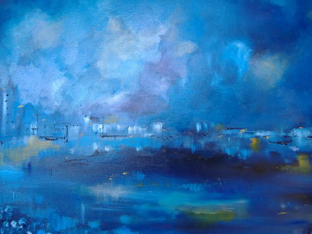 La nuit..d'étang - Patricia Goud - Cliquer pour afficher en grand