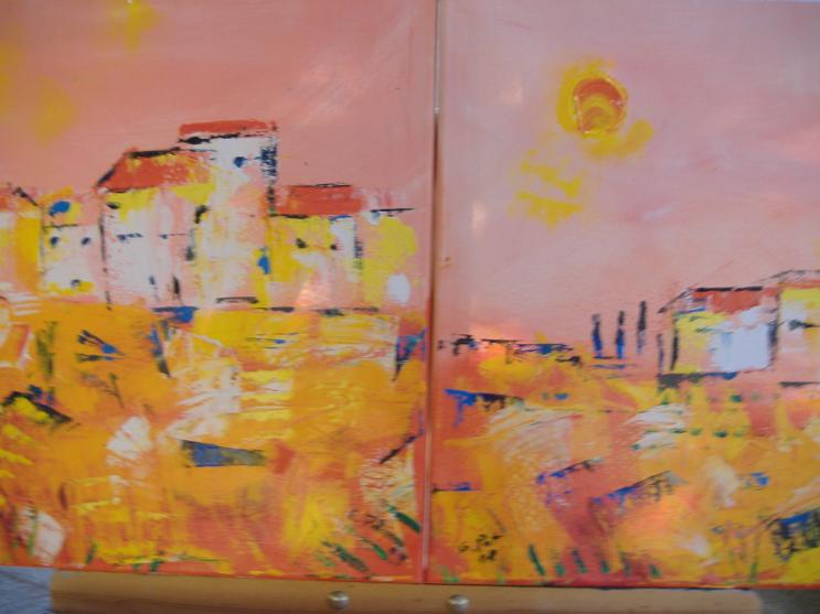 provence dyptique - Patricia Goud - Cliquer pour afficher en grand