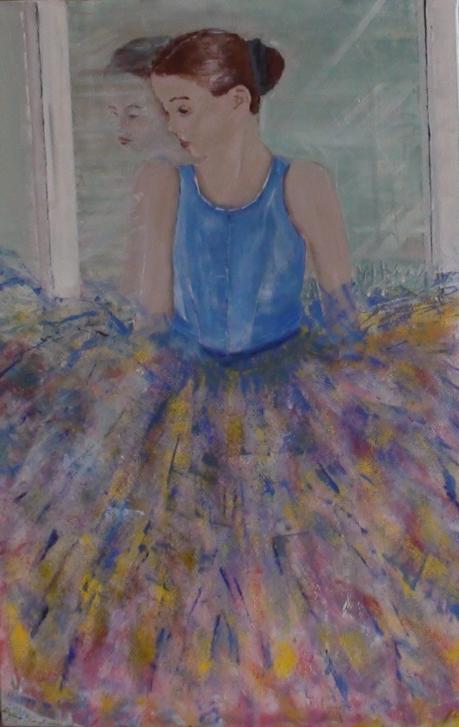 Ballerina in Window - Debra Chmelina